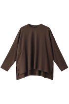 【ミズイロ インド/mizuiro ind】のcrew neck wide T Tシャツ 人気、トレンドファッション・服の通販 founy(ファニー) ファッション Fashion レディースファッション WOMEN トップス・カットソー Tops/Tshirt シャツ/ブラウス Shirts/Blouses ロング / Tシャツ T-Shirts カットソー Cut and Sewn シンプル Simple スリット Slit スリーブ Sleeve ロング Long NEW・新作・新着・新入荷 New Arrivals 長袖 Long Sleeve thumbnail brown|ID: prp329100004131704 ipo3291000000028259549