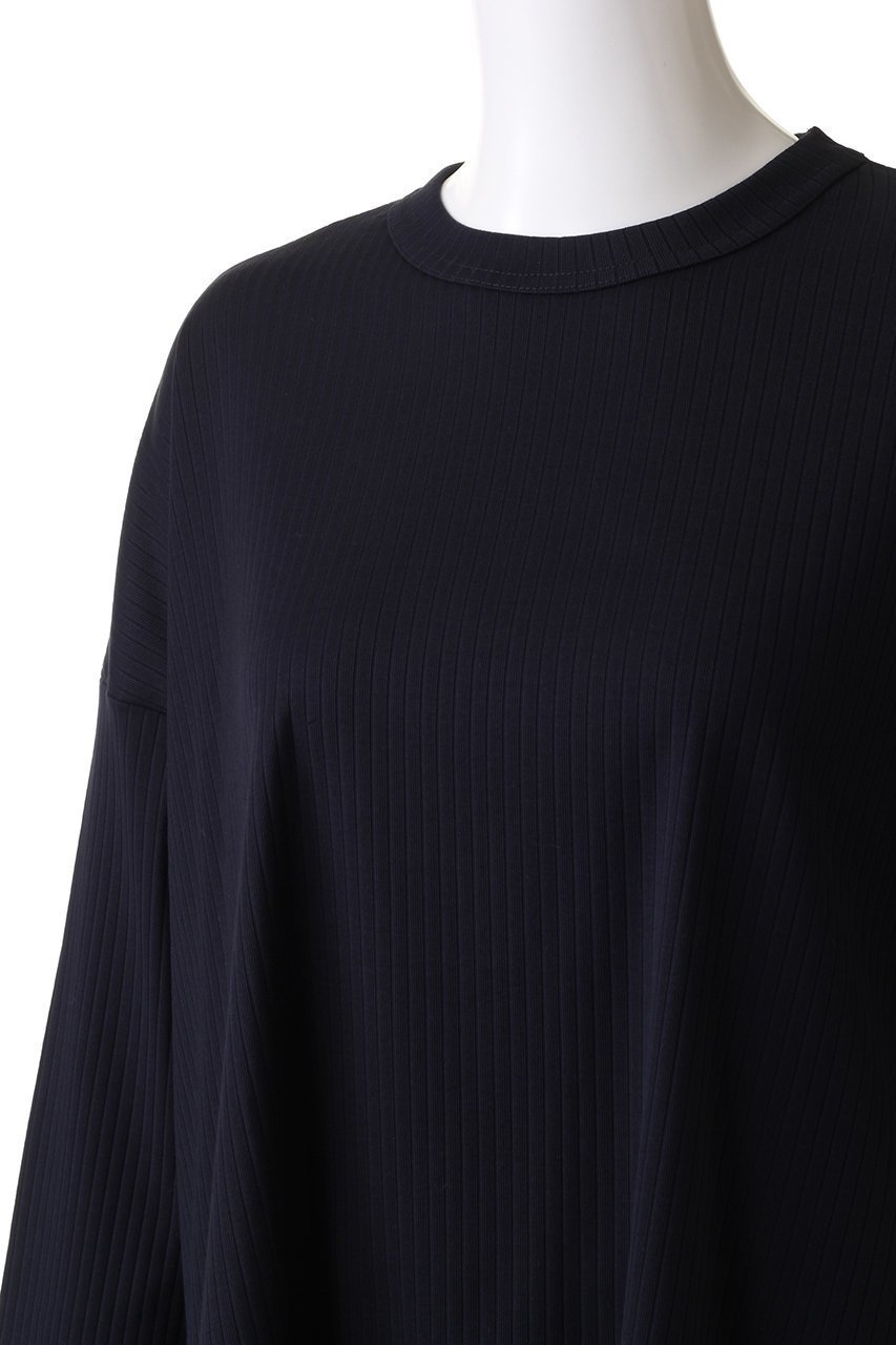 【ミズイロ インド/mizuiro ind】のcrew neck wide T Tシャツ 人気、トレンドファッション・服の通販 founy(ファニー) 　ファッション　Fashion　レディースファッション　Fashion for Women　トップス・カットソー　Cut & Sew Tops　シャツ・ブラウス・オフィスカジュアル　Elegant Blouses & Button-Ups　ロングTシャツ・Tシャツ　Longline T-Shirts & Tees　カットソー・ベーシックTシャツ　Cut-and-Sewn Tops / Stretch Tees & Basics　シンプル　Simple, Minimal　ストライプ　Stripe, Striped Pattern　スリット　Slit, Slit Detail　スリーブ　Sleeve, Long Sleeve / Short Sleeve　ロング　Long, Long-Length　長袖　Long Sleeve, Full Sleeve　other-5|ID: prp329100004131704 ipo3291000000032847495