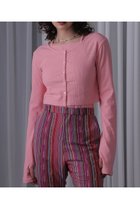 【ローズバッド/ROSE BUD】のリブカットアンサンブル 人気、トレンドファッション・服の通販 founy(ファニー) ファッション Fashion レディースファッション WOMEN トップス・カットソー Tops/Tshirt カーディガン Cardigans アンサンブル Knit Ensemble シャツ/ブラウス Shirts/Blouses ロング / Tシャツ T-Shirts カットソー Cut and Sewn カーディガン Cardigan キャミ Cami キャミソール Camisole クロップド Cropped コンパクト Compact スクエア Square トレンド Trend バランス Balance thumbnail ピンク|ID: prp329100004131713 ipo3291000000028259610