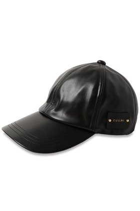 【クルニ/CULLNI】の【UNISEX】Faux レザーエンブレムキャップ 人気、トレンドファッション・服の通販 founy(ファニー) ファッション Fashion レディースファッション Fashion for Women キャップ&ハット Hats & Caps ユニセックス Unisex, Genderless キャップ Cap, Baseball Cap リアル Real, Realistic ワンポイント One Point, Statement Accent 帽子 Hat, Headwear |ID:prp329100004131723