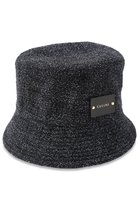 【クルニ/CULLNI】の【UNISEX】ブッチャーツイードレザーエンブレムハット ネイビー|ID: prp329100004131724 ipo3291000000032827496