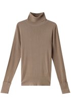 【エステータ/esteta】のシルクリブ タートルニット トップベージュ|ID: prp329100004131728 ipo3291000000032934904