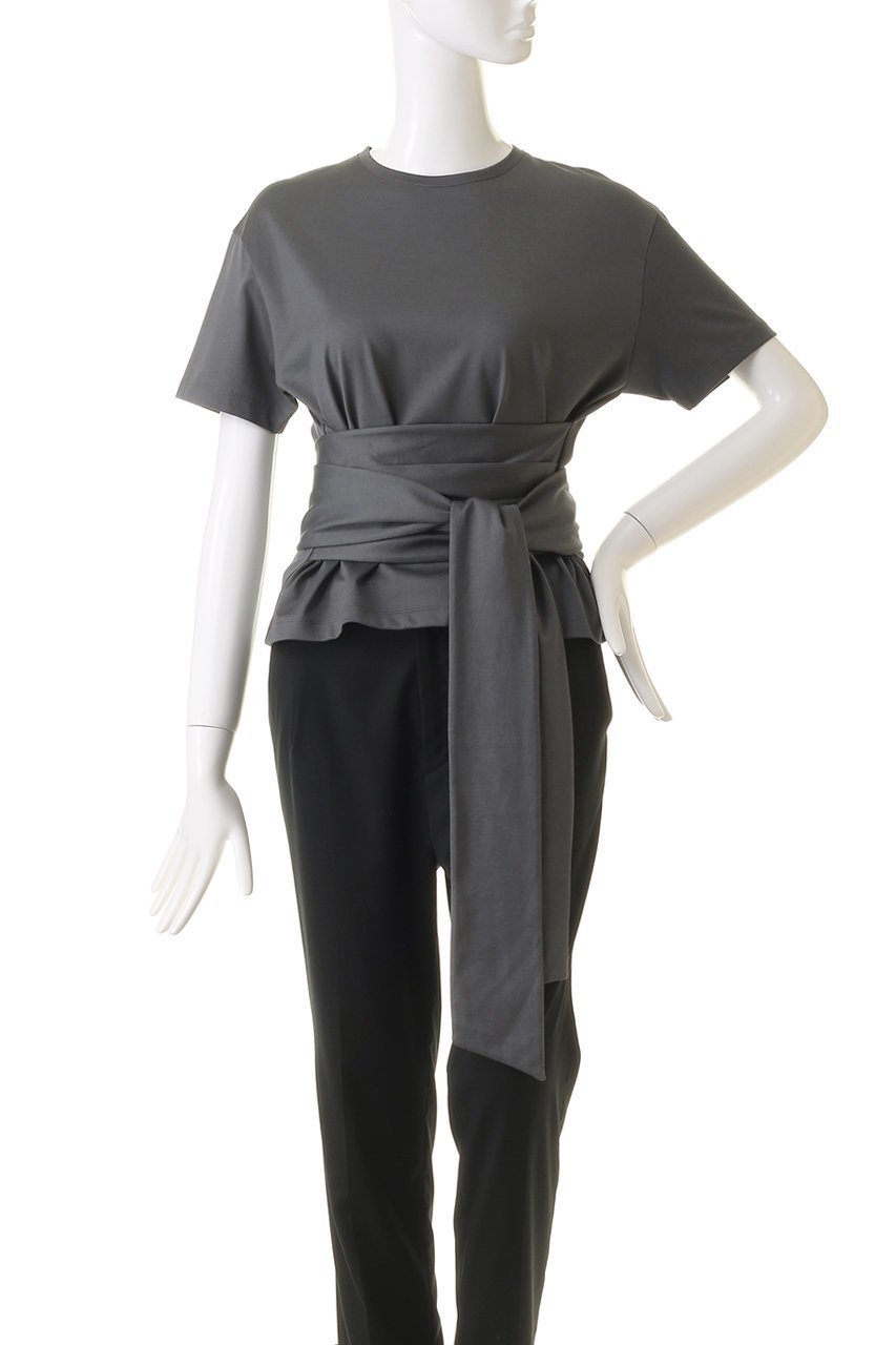 【エステータ/esteta】のスーピマシングルジャージーカットソー 人気、トレンドファッション・服の通販 founy(ファニー) 　ファッション　Fashion　レディースファッション　WOMEN　トップス・カットソー　Tops/Tshirt　シャツ/ブラウス　Shirts/Blouses　ロング / Tシャツ　T-Shirts　カットソー　Cut and Sewn　ショート　Short　スリーブ　Sleeve　ベーシック　Basic　ボトム　Bottom　エレガント 上品　Elegant　other-2|ID: prp329100004131732 ipo3291000000031406501