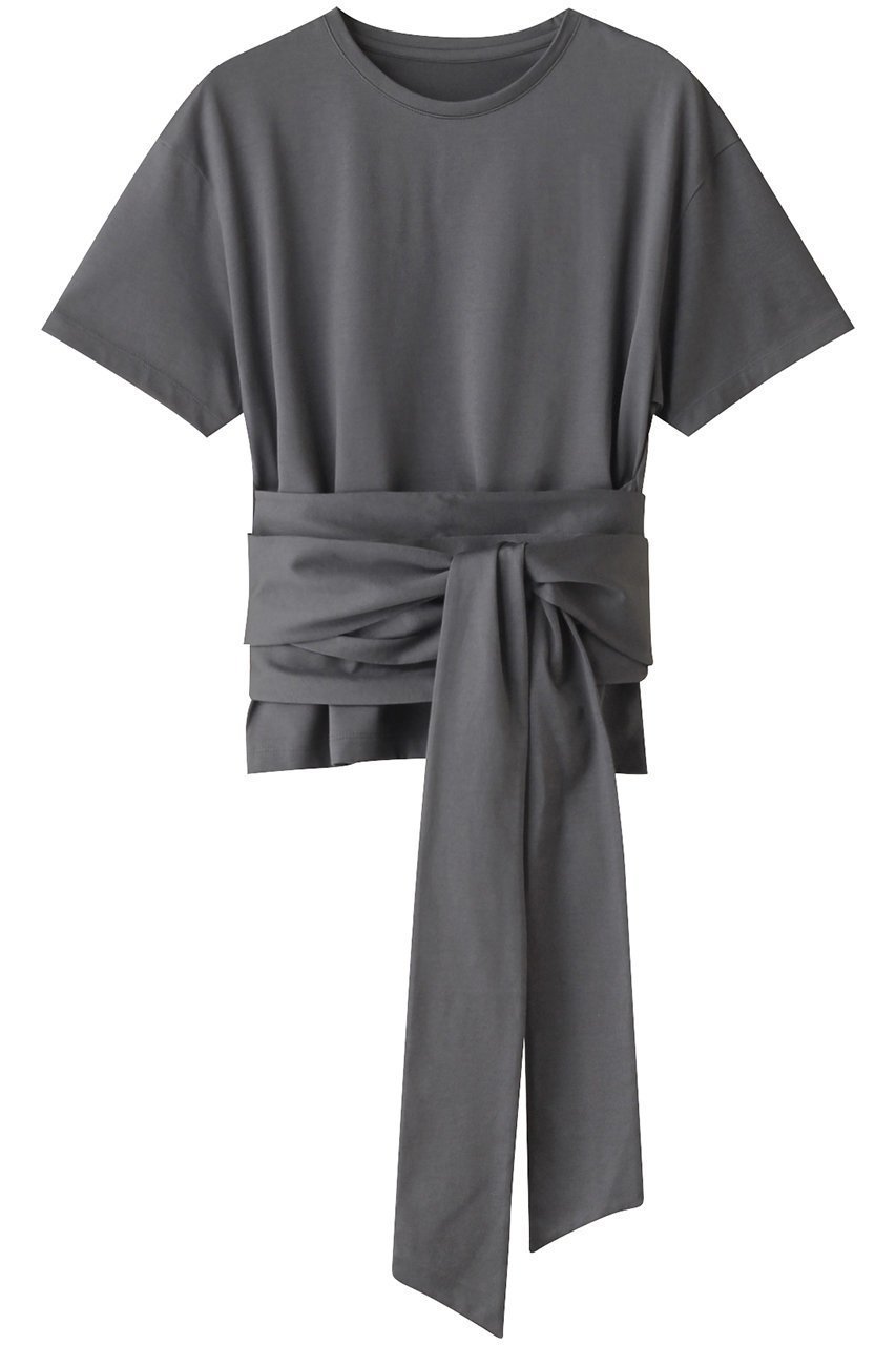 【エステータ/esteta】のスーピマシングルジャージーカットソー インテリア・キッズ・メンズ・レディースファッション・服の通販 founy(ファニー) 　ファッション　Fashion　レディースファッション　Fashion for Women　トップス・カットソー　Cut & Sew Tops　シャツ・ブラウス・オフィスカジュアル　Elegant Blouses & Button-Ups　ロングTシャツ・Tシャツ　Longline T-Shirts & Tees　カットソー・ベーシックTシャツ　Cut-and-Sewn Tops / Stretch Tees & Basics　ショート　Short, Short Length　スリーブ　Sleeve, Long Sleeve / Short Sleeve　ベーシック　Basic, Essential　ボトム　Bottoms, Lower Wear　エレガント 上品　Elegant　スレートグレー|ID: prp329100004131732 ipo3291000000032899089