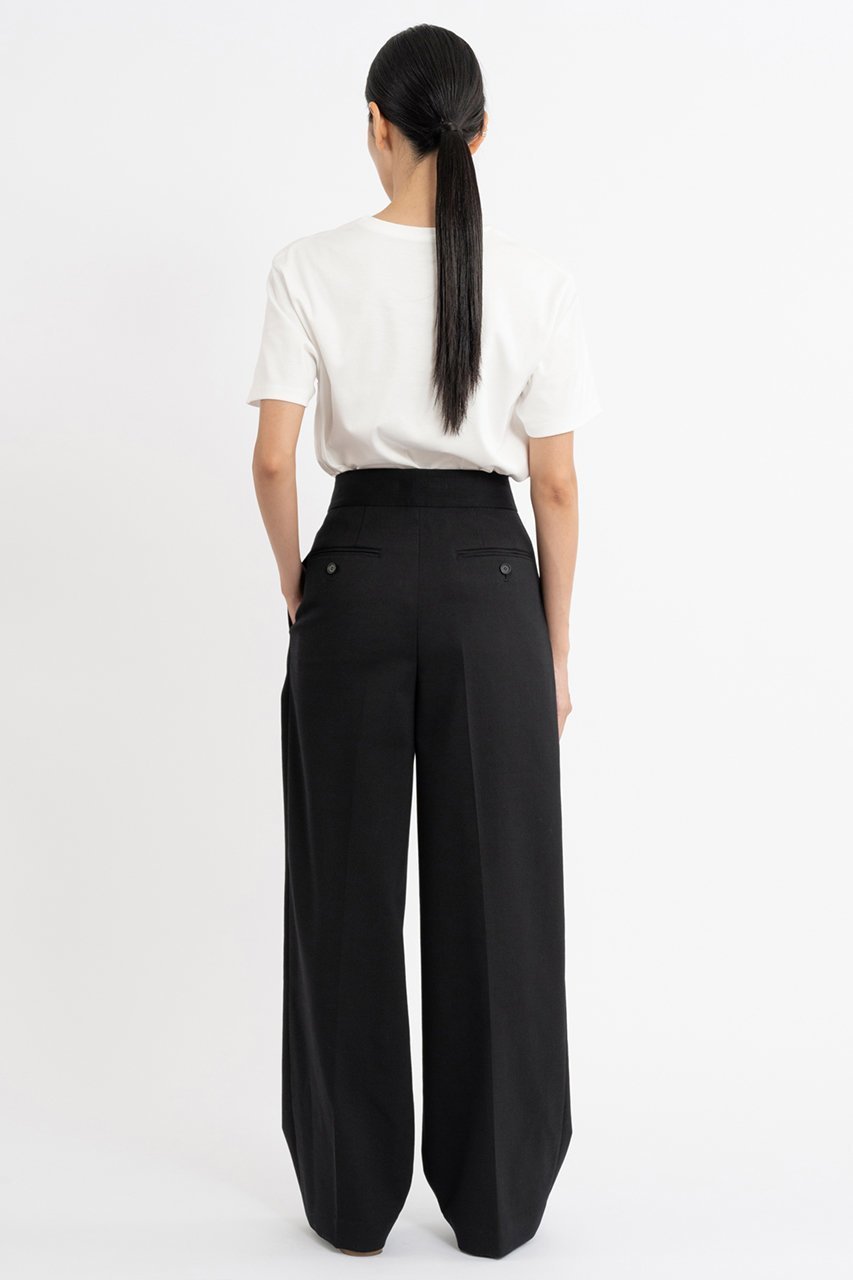 【エステータ/esteta】のウールダブルクロスパンツ 人気、トレンドファッション・服の通販 founy(ファニー) 　ファッション　Fashion　レディースファッション　Fashion for Women　パンツ　Pants & Trousers　なめらか　Smooth, Silky Texture　ストレート　Straight, Straight Cut　ダブル　Double, Double-Breasted　ワイド　Wide, Wide Fit　other-7|ID: prp329100004131733 ipo3291000000032936938