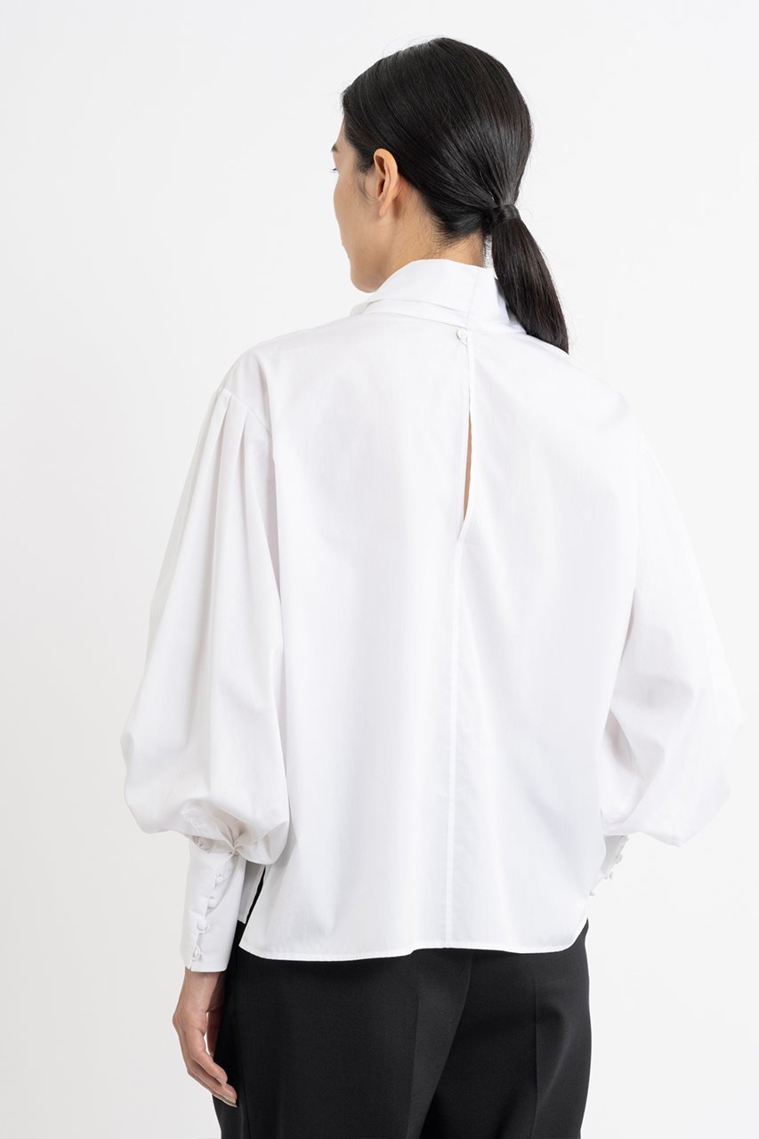 【エステータ/esteta】のTHOMAS MASONボウタイブラウス 人気、トレンドファッション・服の通販 founy(ファニー) 　ファッション　Fashion　レディースファッション　Fashion for Women　トップス・カットソー　Cut & Sew Tops　シャツ・ブラウス・オフィスカジュアル　Elegant Blouses & Button-Ups　なめらか　Smooth, Silky Texture　エレガント 上品　Elegant　カフス　Cuff Design　スリーブ　Sleeve, Long Sleeve / Short Sleeve　マニッシュ　Mannish, Boyish　リボン　Ribbon, Bow　ロング　Long, Long-Length　other-7|ID: prp329100004131734 ipo3291000000032901855