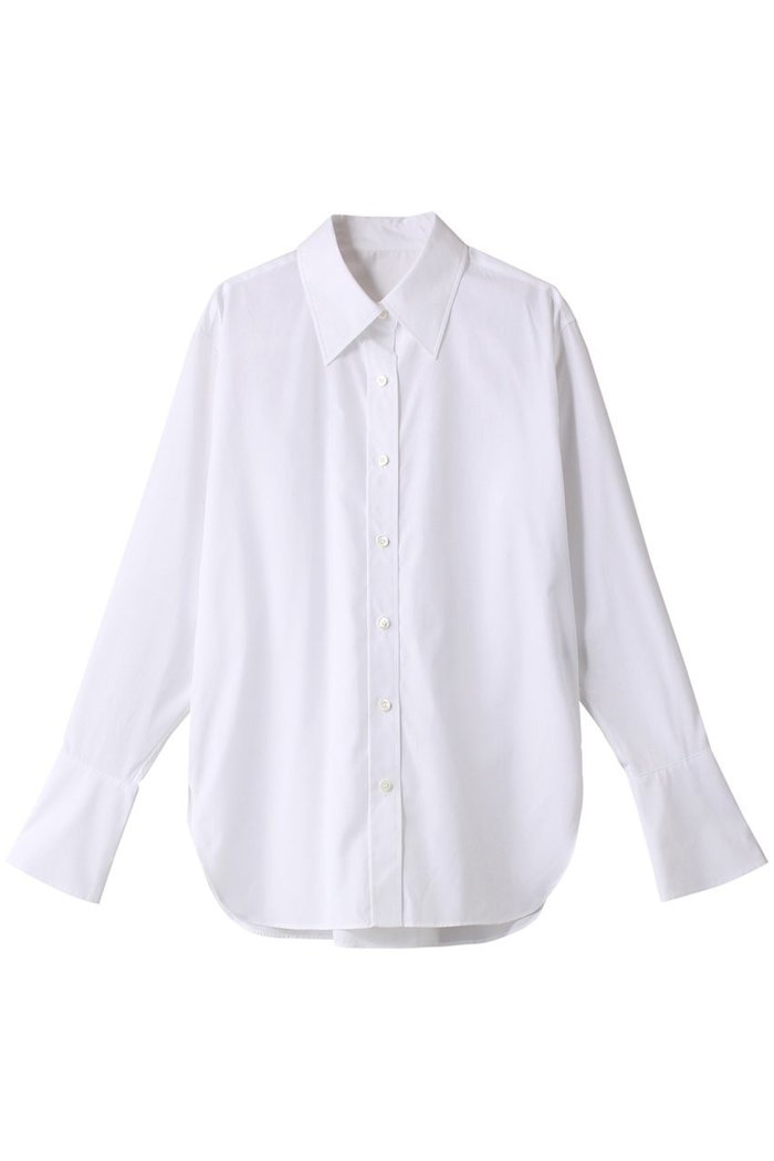 【エステータ/esteta】のTHOMAS MASONシャツ インテリア・キッズ・メンズ・レディースファッション・服の通販 founy(ファニー) https://founy.com/ ファッション Fashion レディースファッション Fashion for Women トップス・カットソー Cut & Sew Tops シャツ・ブラウス・オフィスカジュアル Elegant Blouses & Button-Ups なめらか Smooth, Silky Texture カフス Cuff Design スリーブ Sleeve, Long Sleeve / Short Sleeve フレア Flare, Flared ベーシック Basic, Essential ボトム Bottoms, Lower Wear ロング Long, Long-Length |ID: prp329100004131735 ipo3291000000032901861