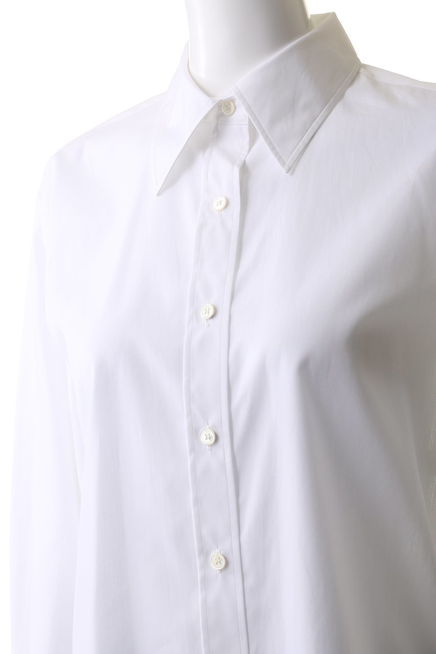 【エステータ/esteta】のTHOMAS MASONシャツ 人気、トレンドファッション・服の通販 founy(ファニー) 　ファッション　Fashion　レディースファッション　Fashion for Women　トップス・カットソー　Cut & Sew Tops　シャツ・ブラウス・オフィスカジュアル　Elegant Blouses & Button-Ups　なめらか　Smooth, Silky Texture　カフス　Cuff Design　スリーブ　Sleeve, Long Sleeve / Short Sleeve　フレア　Flare, Flared　ベーシック　Basic, Essential　ボトム　Bottoms, Lower Wear　ロング　Long, Long-Length　other-5|ID: prp329100004131735 ipo3291000000032901875