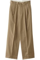 【バウト/BOWTE】のFINX コットン バーギー サテン ワイドパンツ 人気、トレンドファッション・服の通販 founy(ファニー) ファッション Fashion レディースファッション Fashion for Women パンツ Pants & Trousers サテン Satin, Glossy Fabric センター Center, Center Line ワイド Wide, Wide Fit エレガント 上品 Elegant ビジネス 仕事 通勤 Business / Work / Commuting thumbnail カーキ|ID: prp329100004131738 ipo3291000000032892675