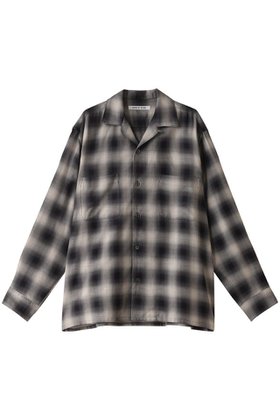 【セブン バイ セブン/SEVEN BY SEVEN / MEN】 【MEN】OMBRE CHECK オープンカラーシャツ‐Cotton / Yak‐人気、トレンドファッション・服の通販 founy(ファニー) ファッション Fashion メンズファッション MEN おすすめ Recommend クラシカル Classical スリーブ Sleeve チェック Check ボトム Bottom ロング Long 羽織 Haori |ID:prp329100004131765