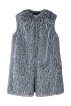 【ヘルノ/HERNO】のフェイクファー ベスト 人気、トレンドファッション・服の通販 founy(ファニー) ファッション Fashion レディースファッション Fashion for Women アウター Coat / Outerwear Collection レディースジャケット・軽アウター Jackets ジャケット Jacket, Outerwear フェイクファー Faux Fur, Imitation Fur ベスト Vest, Waistcoat ラグジュアリー Luxury, Elegant thumbnail ブルー|ID: prp329100004131780 ipo3291000000032950501