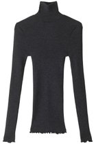 【マルティニーク/martinique】の《定番》【Oscalito】ウールシルクリブタートル チャコールグレー|ID: prp329100004131787 ipo3291000000036098271