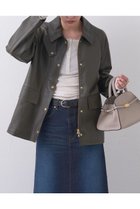 【ガリャルダガランテ/GALLARDAGALANTE】の【HERITANOVUM】レザージャケット 人気、トレンドファッション・服の通販 founy(ファニー) ファッション Fashion レディースファッション WOMEN アウター Coat Outerwear ジャケット Jackets ジャケット Jacket スタンダード Standard ストレート Straight スリット Slit ダブル Double なめらか Smooth フィット Fit NEW・新作・新着・新入荷 New Arrivals thumbnail カーキ|ID: prp329100004131799 ipo3291000000028260306