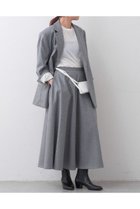 【ガリャルダガランテ/GALLARDAGALANTE】の【HERITANOVUM】フラノフレアスカート 人気、トレンドファッション・服の通販 founy(ファニー) ファッション Fashion レディースファッション WOMEN スカート Skirt Aライン/フレアスカート Flared A-Line Skirts ロングスカート Long Skirt クラシカル Classical ジャケット Jacket スタンダード Standard セットアップ Set Up ドレープ Drape フレア Flare ロング Long おすすめ Recommend NEW・新作・新着・新入荷 New Arrivals thumbnail ライトグレー|ID: prp329100004131805 ipo3291000000028260339