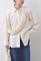 【ガリャルダガランテ/GALLARDAGALANTE】の【HERITANOVUM】レイ付シャツ 人気、トレンドファッション・服の通販 founy(ファニー) ファッション Fashion レディースファッション WOMEN トップス・カットソー Tops/Tshirt シャツ/ブラウス Shirts/Blouses シンプル Simple ストライプ Stripe スリーブ Sleeve ロング Long ワンポイント One Point NEW・新作・新着・新入荷 New Arrivals 無地 Plain Color thumbnail ホワイト|ID: prp329100004131820 ipo3291000000028260506