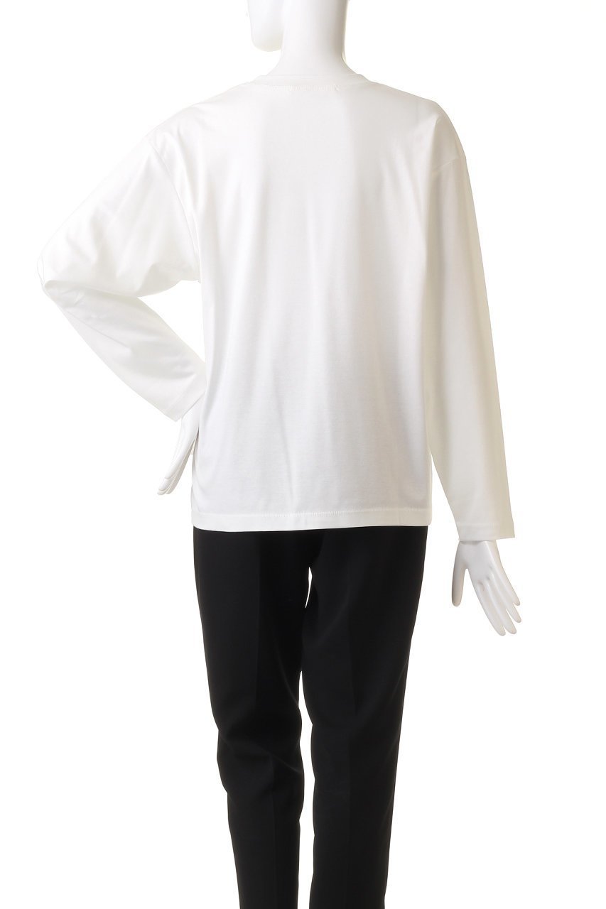 【プレインピープル/PLAIN PEOPLE】のスーピマバイオスムース数列プリントTシャツ 人気、トレンドファッション・服の通販 founy(ファニー) 　ファッション　Fashion　レディースファッション　WOMEN　トップス・カットソー　Tops/Tshirt　シャツ/ブラウス　Shirts/Blouses　ロング / Tシャツ　T-Shirts　カットソー　Cut and Sewn　2024年　2024　2024-2025秋冬・A/W　Aw/Autumn/Winter/Fw/Fall/2024-2025　イタリア　Italy　スリーブ　Sleeve　プリント　Print　ロング　Long　長袖　Long Sleeve　other-4|ID: prp329100004131825 ipo3291000000031406924