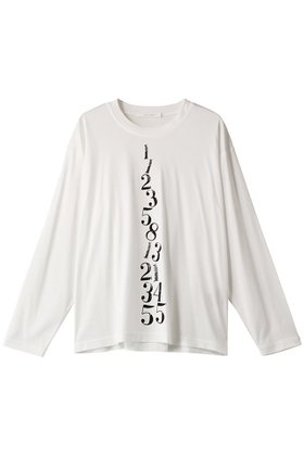 【プレインピープル/PLAIN PEOPLE】 スーピマバイオスムース数列プリントTシャツ人気、トレンドファッション・服の通販 founy(ファニー) ファッション Fashion レディースファッション Fashion for Women トップス・カットソー Cut & Sew Tops シャツ・ブラウス・オフィスカジュアル Elegant Blouses & Button-Ups ロングTシャツ・Tシャツ Longline T-Shirts & Tees カットソー・ベーシックTシャツ Cut-and-Sewn Tops / Stretch Tees & Basics 2024年 2024 2024-2025秋冬・A/W Autumn/Winter 2024–25 AW24–25 イタリア Italy スリーブ Sleeve, Long Sleeve / Short Sleeve プリント Print, Printed Pattern ロング Long, Long-Length 長袖 Long Sleeve, Full Sleeve |ID:prp329100004131825