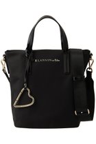【ランバン オン ブルー/LANVIN en Bleu】のマルクハートカラビナ小トート 484211 ブラック|ID: prp329100004131829 ipo3291000000036927487