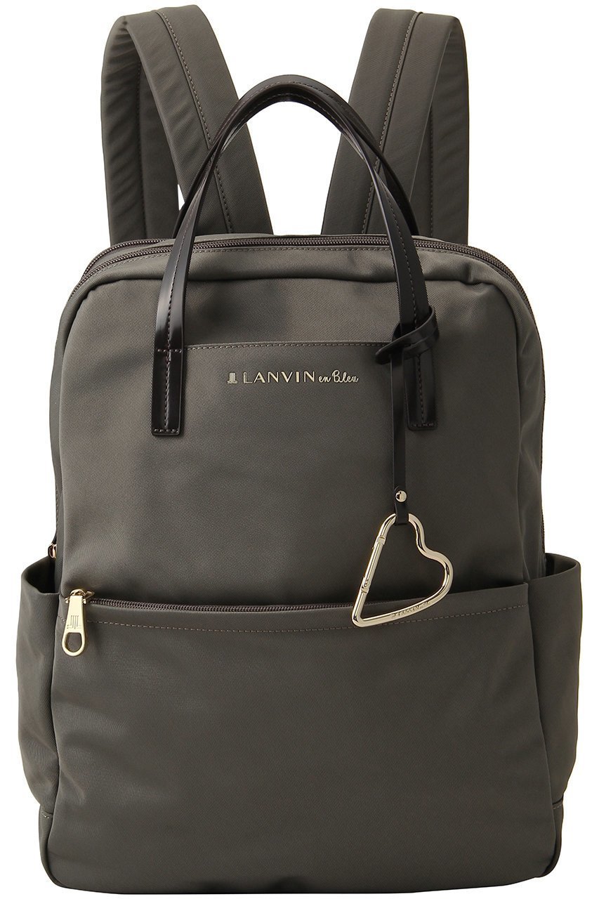 【ランバン オン ブルー/LANVIN en Bleu】のマルク ハートカラビナリュック 484210 インテリア・キッズ・メンズ・レディースファッション・服の通販 founy(ファニー) ファッション Fashion レディースファッション Fashion for Women バッグ Bags シンプル Simple, Minimal ポケット Pocket, Pocket Detail リュック Backpack, Rucksack グレー|ID: prp329100004131830 ipo3291000000032792792