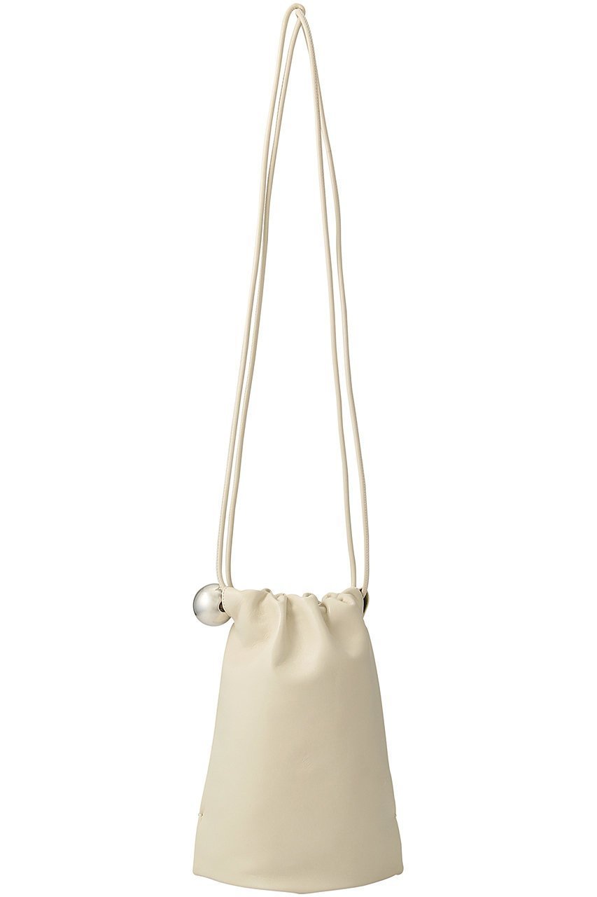 【アドーア/ADORE】の【Bucket Baggage】ボールチャームギャザーバッグ インテリア・キッズ・メンズ・レディースファッション・服の通販 founy(ファニー) 　ファッション　Fashion　レディースファッション　Fashion for Women　バッグ　Bags　なめらか　Smooth, Silky Texture　ギャザー　Gathered, Ruffled　チャーム　Charm, Pendant　ファブリック　Fabric, Textile　フォルム　Silhouette, Form　エレガント 上品　Elegant　旅行　Travel　オフホワイト|ID: prp329100004131841 ipo3291000000032792815