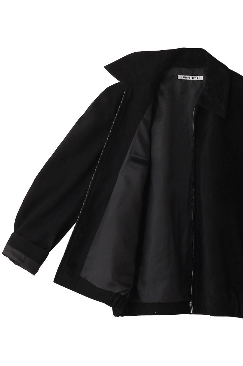 【セブン バイ セブン/SEVEN BY SEVEN / MEN】の【MEN】ジップアップレザーブルゾン‐Kashmir suede‐ 人気、トレンドファッション・服の通販 founy(ファニー) 　ファッション　Fashion　メンズファッション　Fashion for Men　おすすめ　Recommended / Our Picks　なめらか　Smooth, Silky Texture　シンプル　Simple, Minimal　ジャケット　Jacket, Outerwear　スタイリッシュ　Stylish, Fashionable　ファブリック　Fabric, Textile　ブルゾン　Blouson, Bomber Jacket　other-6|ID: prp329100004131882 ipo3291000000032950327