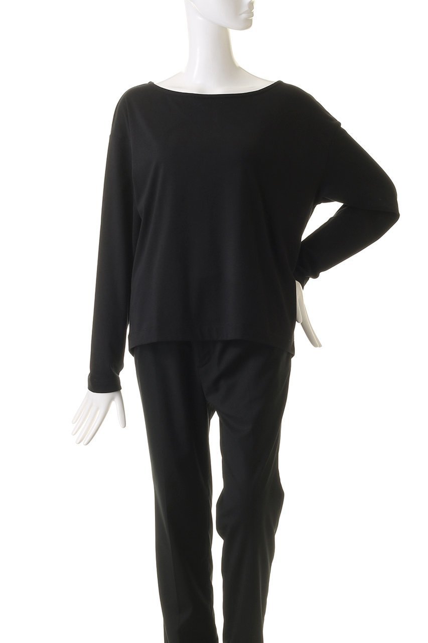 【スリー ドッツ/three dots】のサンデッドジャージー ボートネックロングTシャツ 人気、トレンドファッション・服の通販 founy(ファニー) 　ファッション　Fashion　レディースファッション　Fashion for Women　トップス・カットソー　Cut & Sew Tops　シャツ・ブラウス・オフィスカジュアル　Elegant Blouses & Button-Ups　ロングTシャツ・Tシャツ　Longline T-Shirts & Tees　カットソー・ベーシックTシャツ　Cut-and-Sewn Tops / Stretch Tees & Basics　インド　Indian Textile　シンプル　Simple, Minimal　スリーブ　Sleeve, Long Sleeve / Short Sleeve　ロング　Long, Long-Length　other-2|ID: prp329100004131887 ipo3291000000032892692