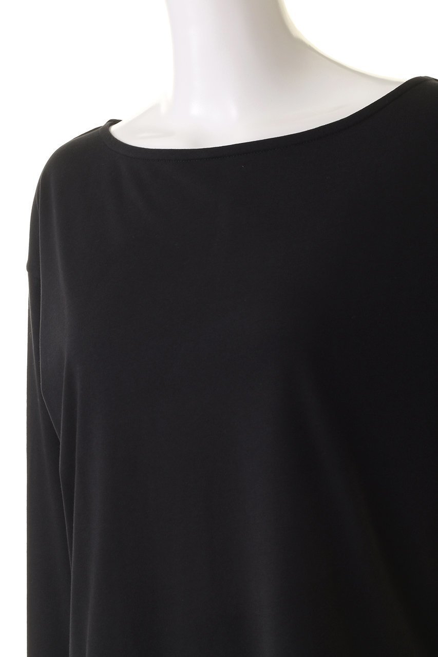 【スリー ドッツ/three dots】のサンデッドジャージー ボートネックロングTシャツ 人気、トレンドファッション・服の通販 founy(ファニー) 　ファッション　Fashion　レディースファッション　Fashion for Women　トップス・カットソー　Cut & Sew Tops　シャツ・ブラウス・オフィスカジュアル　Elegant Blouses & Button-Ups　ロングTシャツ・Tシャツ　Longline T-Shirts & Tees　カットソー・ベーシックTシャツ　Cut-and-Sewn Tops / Stretch Tees & Basics　インド　Indian Textile　シンプル　Simple, Minimal　スリーブ　Sleeve, Long Sleeve / Short Sleeve　ロング　Long, Long-Length　other-5|ID: prp329100004131887 ipo3291000000032892702