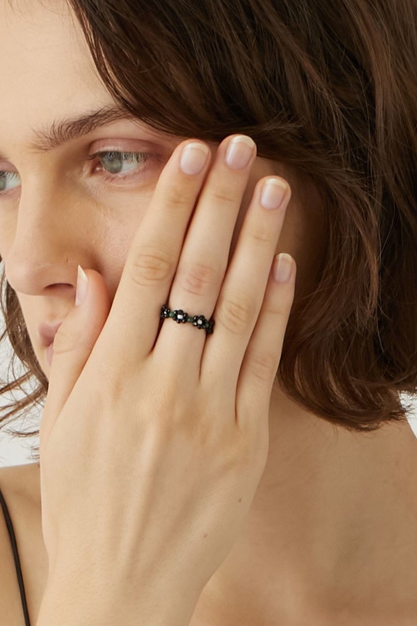 【アルティーダ ウード/ARTIDA OUD】のamulette 「邪気を払い目標達成へ繋げる」オニキス フラワー リング 人気、トレンドファッション・服の通販 founy(ファニー) 　ファッション　Fashion　レディースファッション　Fashion for Women　ジュエリー　Jewelry　インド　Indian Textile　フラワー　Flower, Floral　other-5|ID: prp329100004134126 ipo3291000000035758355