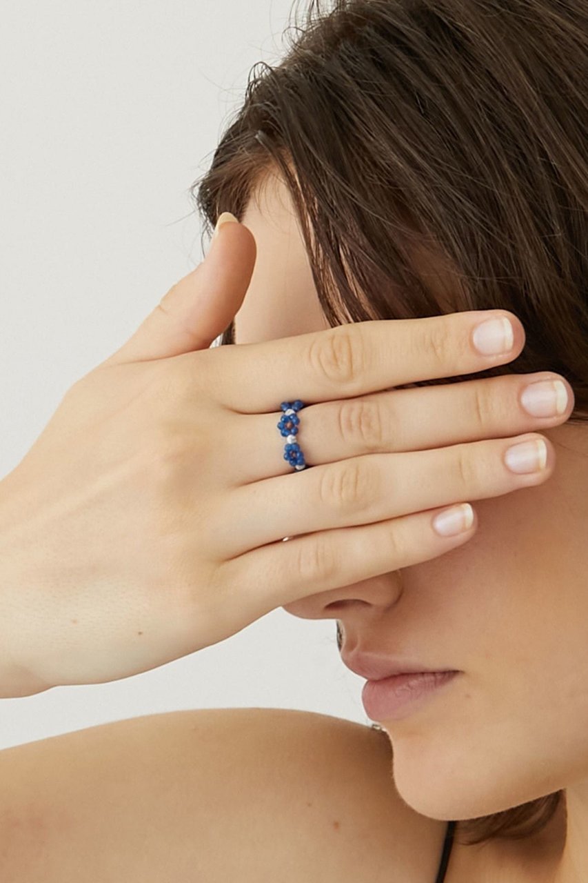 【アルティーダ ウード/ARTIDA OUD】のamulette 「心を穏やかにする調和の象徴」ブルーカルセドニー フラワー リング 人気、トレンドファッション・服の通販 founy(ファニー) ファッション Fashion レディースファッション Fashion for Women ジュエリー Jewelry インド Indian Textile フラワー Flower, Floral other-2|ID: prp329100004134128 ipo3291000000035758361