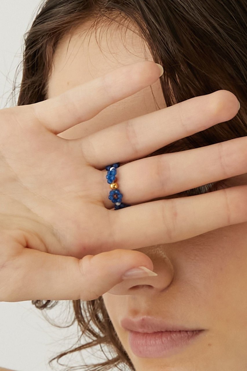 【アルティーダ ウード/ARTIDA OUD】のamulette 「心を穏やかにする調和の象徴」ブルーカルセドニー フラワー リング 人気、トレンドファッション・服の通販 founy(ファニー) ファッション Fashion レディースファッション Fashion for Women ジュエリー Jewelry インド Indian Textile フラワー Flower, Floral other-6|ID: prp329100004134128 ipo3291000000035758365