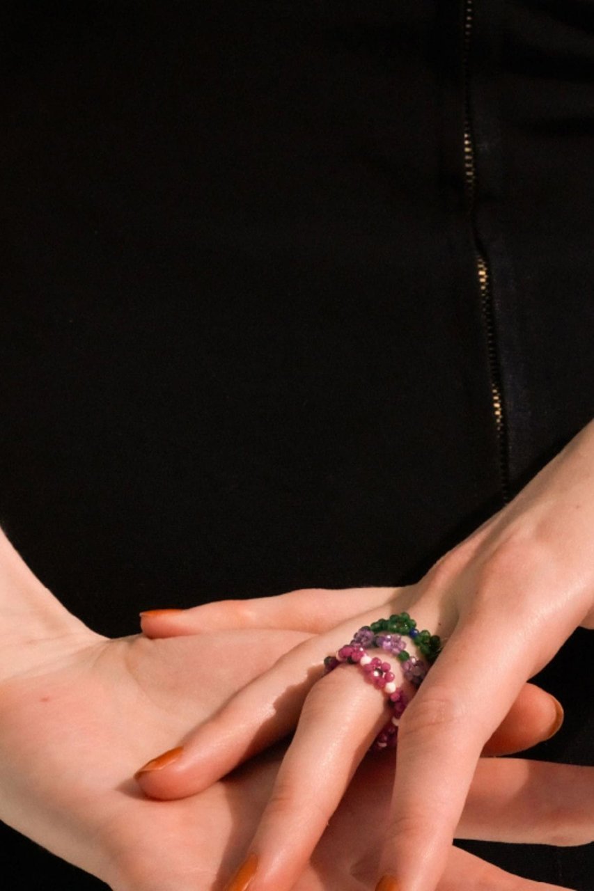 【アルティーダ ウード/ARTIDA OUD】のamulette 「心を穏やかにする調和の象徴」ブルーカルセドニー フラワー リング 人気、トレンドファッション・服の通販 founy(ファニー) ファッション Fashion レディースファッション Fashion for Women ジュエリー Jewelry インド Indian Textile フラワー Flower, Floral other-7|ID: prp329100004134128 ipo3291000000035758366