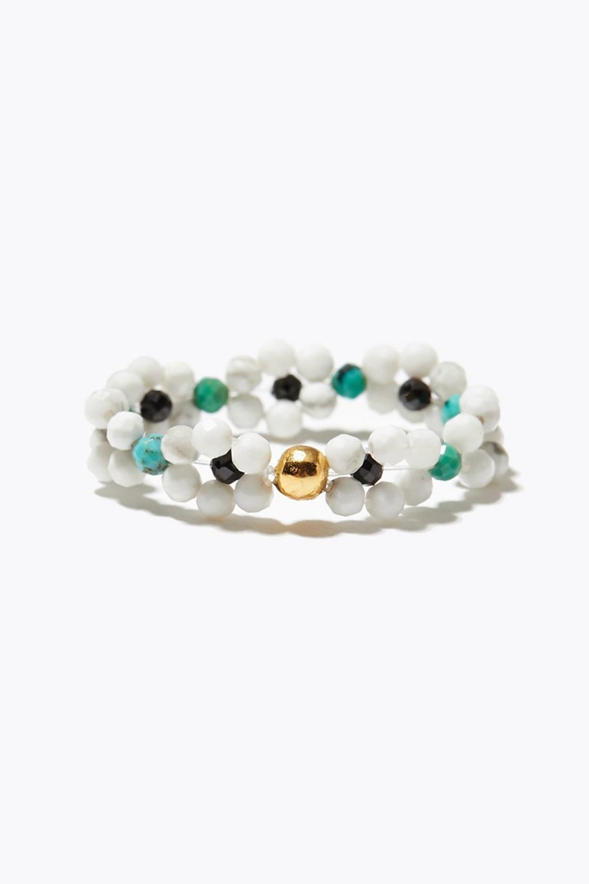 【アルティーダ ウード/ARTIDA OUD】のamulette 「清らかな心へリフレッシュ」ハウライト フラワー リング 人気、トレンドファッション・服の通販 founy(ファニー) 　ファッション　Fashion　レディースファッション　Fashion for Women　ジュエリー　Jewelry　インド　Indian Textile　ターコイズ　Turquoise, Blue-Green　バランス　Balance, Style Balance　フラワー　Flower, Floral　other-4|ID: prp329100004134129 ipo3291000000035611950