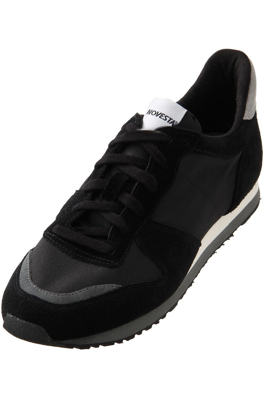 【ノヴェスタ/NOVESTA / MEN】の【MEN】MARATHON スニーカー インテリア・キッズ・メンズ・レディースファッション・服の通販 founy(ファニー) 　ファッション　Fashion　メンズファッション　Fashion for Men　シューズ・靴　Shoes　スニーカー / カジュアルにもスポーティにも　Sneakers & Trainers　クラシック　Classic, Timeless Style　スニーカー　Sneakers, Trainers　デニム　Denim, Jeans Material　ベーシック　Basic, Essential　メンズ　Men's, Menswear　定番　Standard, Basic Item　軽量　Lightweight, Ultra Light　ブラック|ID: prp329100004134140 ipo3291000000032880852