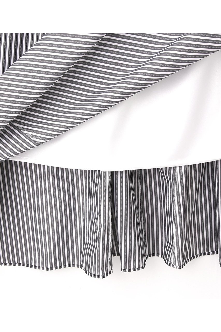 【アドーア/ADORE】のクリアストライプワンピース 人気、トレンドファッション・服の通販 founy(ファニー) 　ファッション　Fashion　レディースファッション　Fashion for Women　ワンピース　Dresses　チュニック　Tunic Tops & Dresses　おすすめ　Recommended / Our Picks　アシンメトリー　Asymmetrical Style　カフス　Cuff Design　ストライプ　Stripe, Striped Pattern　チュニック　Tunic, Long Top　ドレス　Dress, One-Piece　フォルム　Silhouette, Form　フロント　Front, Front Design　ロング　Long, Long-Length　夏　Summer　旅行　Travel　無地　Plain, Solid Color　other-2|ID: prp329100004134164 ipo3291000000036885062