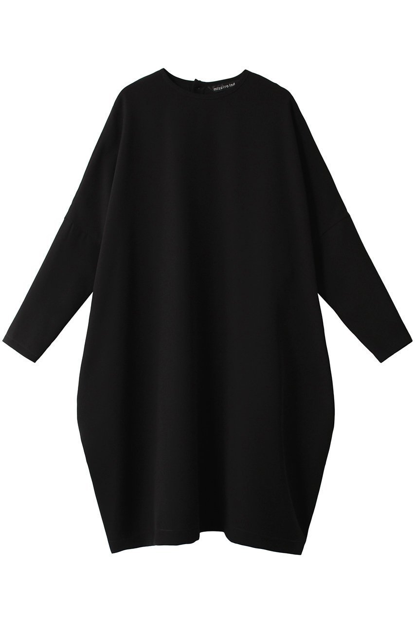 【ミズイロ インド/mizuiro ind】のcocoon wide OP ワンピース インテリア・キッズ・メンズ・レディースファッション・服の通販 founy(ファニー) 　ファッション　Fashion　レディースファッション　Fashion for Women　ワンピース　Dresses　チュニック　Tunic Tops & Dresses　シンプル　Simple, Minimal　ダブル　Double, Double-Breasted　チュニック　Tunic, Long Top　パーティ　Party, Party Style　エレガント 上品　Elegant　black|ID: prp329100004134198 ipo3291000000032893205