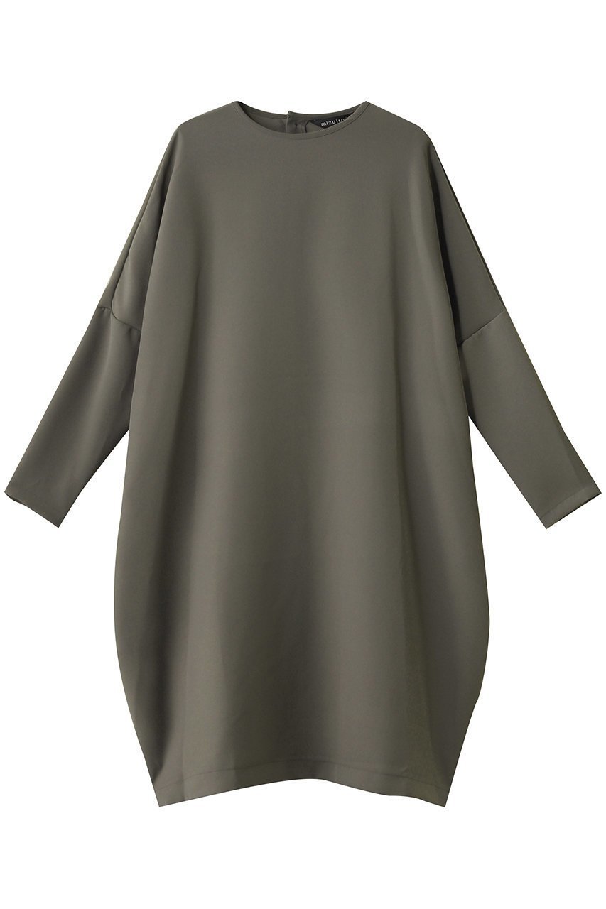 【ミズイロ インド/mizuiro ind】のcocoon wide OP ワンピース インテリア・キッズ・メンズ・レディースファッション・服の通販 founy(ファニー) 　ファッション　Fashion　レディースファッション　Fashion for Women　ワンピース　Dresses　チュニック　Tunic Tops & Dresses　シンプル　Simple, Minimal　ダブル　Double, Double-Breasted　チュニック　Tunic, Long Top　パーティ　Party, Party Style　エレガント 上品　Elegant　khaki|ID: prp329100004134198 ipo3291000000033450853