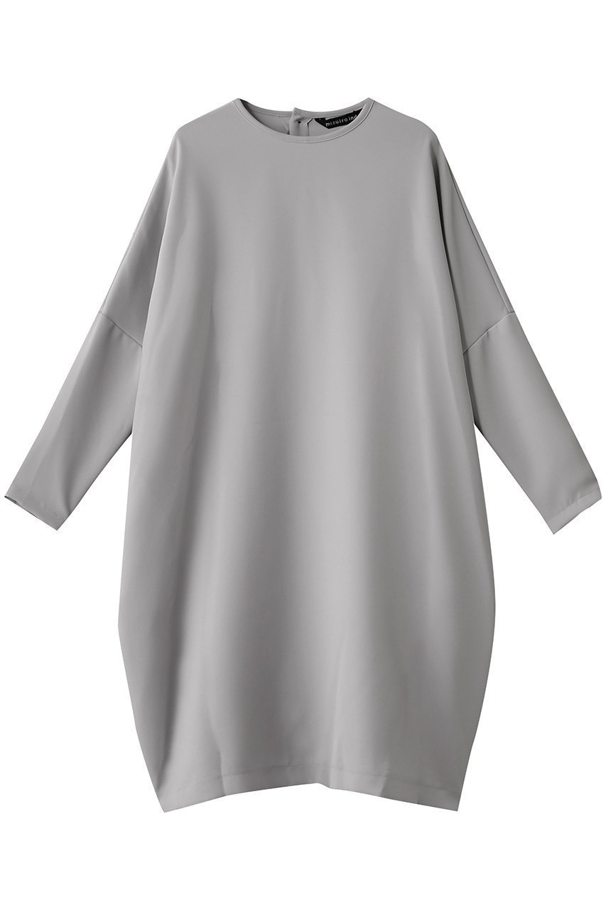 【ミズイロ インド/mizuiro ind】のcocoon wide OP ワンピース インテリア・キッズ・メンズ・レディースファッション・服の通販 founy(ファニー) 　ファッション　Fashion　レディースファッション　Fashion for Women　ワンピース　Dresses　チュニック　Tunic Tops & Dresses　シンプル　Simple, Minimal　ダブル　Double, Double-Breasted　チュニック　Tunic, Long Top　パーティ　Party, Party Style　エレガント 上品　Elegant　gray|ID: prp329100004134198 ipo3291000000033450854