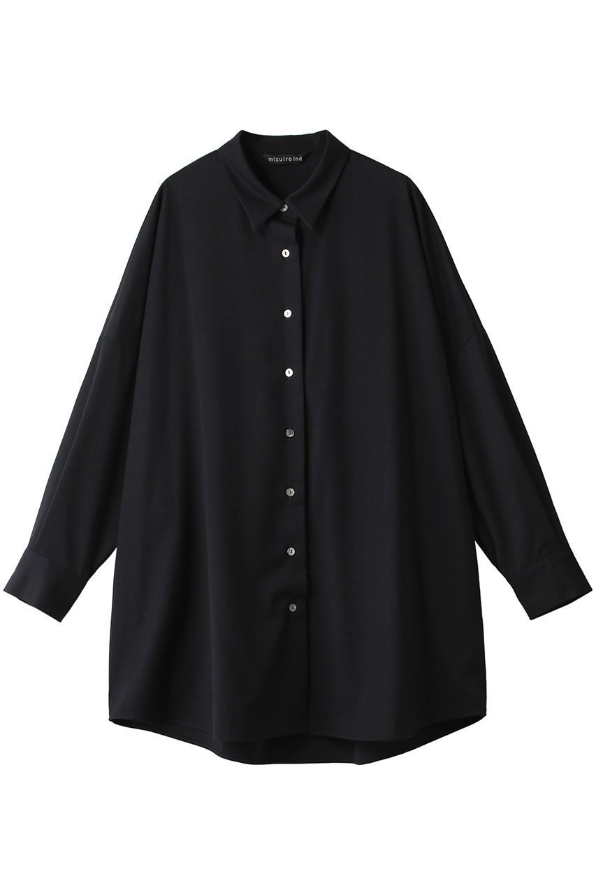 【ミズイロ インド/mizuiro ind】のback cocoon wide shirt シャツ 人気、トレンドファッション・服の通販 founy(ファニー) 　ファッション　Fashion　レディースファッション　WOMEN　トップス・カットソー　Tops/Tshirt　シャツ/ブラウス　Shirts/Blouses　なめらか　Smooth　ギャザー　Gather　シンプル　Simple　スリーブ　Sleeve　ロング　Long　エレガント 上品　Elegant　NEW・新作・新着・新入荷　New Arrivals　 other-1|ID: prp329100004134199 ipo3291000000028285370