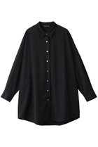 【ミズイロ インド/mizuiro ind】のback cocoon wide shirt シャツ navy|ID:prp329100004134199