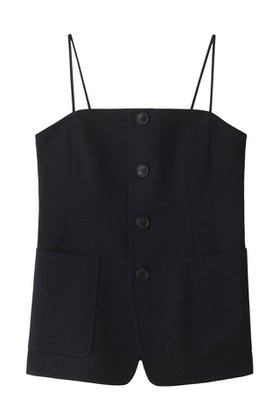 【デパリエ/DEPAREILLE】のウールシルクツイルビスチェ 人気、トレンドファッション・服の通販 founy(ファニー) ファッション Fashion レディースファッション WOMEN トップス・カットソー Tops/Tshirt キャミソール / ノースリーブ No Sleeves シャツ/ブラウス Shirts/Blouses ビスチェ Bustier シルク Silk スペシャル Special ノースリーブ No Sleeve パッチ Patch ビスチェ Bustier ポケット Pocket |ID:prp329100004134229