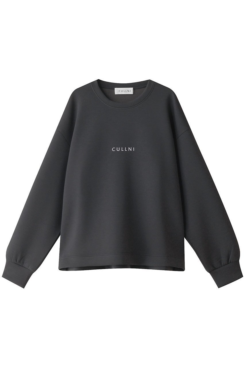 【クルニ/CULLNI】の【UNISEX】CULLNI ロゴ エンブロイダリー プルオーバー インテリア・キッズ・メンズ・レディースファッション・服の通販 founy(ファニー) 　ファッション　Fashion　レディースファッション　WOMEN　トップス・カットソー　Tops/Tshirt　シャツ/ブラウス　Shirts/Blouses　ロング / Tシャツ　T-Shirts　プルオーバー　Pullover　カットソー　Cut and Sewn　ユニセックス　Unisex　エンブロイダリー　Embroidery　スリーブ　Sleeve　ファブリック　Fabric　ロング　Long　エレガント 上品　Elegant　NEW・新作・新着・新入荷　New Arrivals　チャコール|ID: prp329100004134234 ipo3291000000028285476