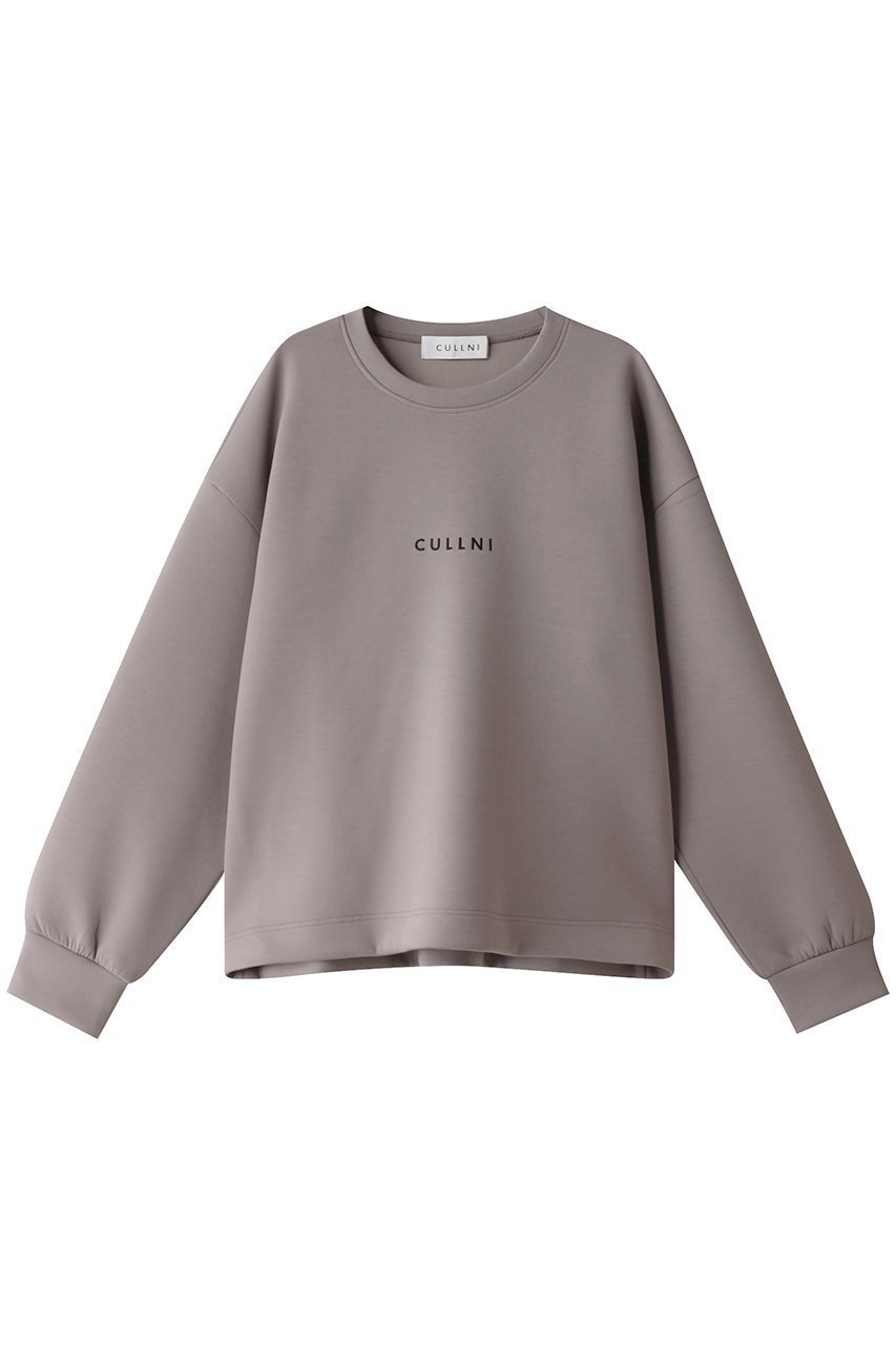 【クルニ/CULLNI】の【UNISEX】CULLNI ロゴ エンブロイダリー プルオーバー インテリア・キッズ・メンズ・レディースファッション・服の通販 founy(ファニー) 　ファッション　Fashion　レディースファッション　Fashion for Women　トップス・カットソー　Cut & Sew Tops　シャツ・ブラウス・オフィスカジュアル　Elegant Blouses & Button-Ups　ロングTシャツ・Tシャツ　Longline T-Shirts & Tees　カジュアルプルオーバー・ニットトップス　Pullovers & Knit Tops / Casual Pullovers　カットソー・ベーシックTシャツ　Cut-and-Sewn Tops / Stretch Tees & Basics　ユニセックス　Unisex, Genderless　エンブロイダリー　Embroidery Design　スリーブ　Sleeve, Long Sleeve / Short Sleeve　ファブリック　Fabric, Textile　ロング　Long, Long-Length　エレガント 上品　Elegant　モカベージュ|ID: prp329100004134234 ipo3291000000032899318