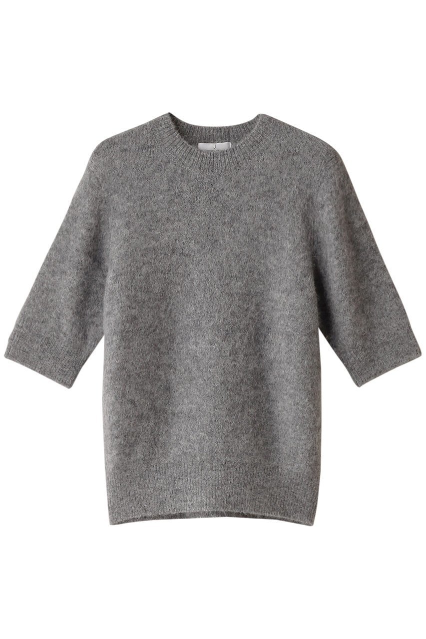 【ジェイドット/j.】のアルパカ混半袖プルオーバー 人気、トレンドファッション・服の通販 founy(ファニー) 　ファッション　Fashion　レディースファッション　Fashion for Women　トップス・カットソー　Cut & Sew Tops　ニット　Knit Tops & Sweaters　カジュアルプルオーバー・ニットトップス　Pullovers & Knit Tops / Casual Pullovers　シンプル　Simple, Minimal　ストレッチ　Stretch, Stretchy Fabric　スリーブ　Sleeve, Long Sleeve / Short Sleeve　ベビー　Baby, Babywear　リュクス　Luxury, Elegant, High-End, Chic　ビジネス 仕事 通勤　Business / Work / Commuting　半袖　Short Sleeve, Half Sleeve　 other-1|ID: prp329100004134238 ipo3291000000035962840