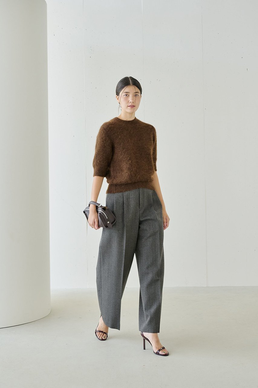 【ジェイドット/j.】のアルパカ混半袖プルオーバー 人気、トレンドファッション・服の通販 founy(ファニー) ファッション Fashion レディースファッション Fashion for Women トップス・カットソー Cut & Sew Tops ニット Knit Tops & Sweaters カジュアルプルオーバー・ニットトップス Pullovers & Knit Tops / Casual Pullovers シンプル Simple, Minimal ストレッチ Stretch, Stretchy Fabric スリーブ Sleeve, Long Sleeve / Short Sleeve ベビー Baby, Babywear リュクス Luxury, Elegant, High-End, Chic ビジネス 仕事 通勤 Business / Work / Commuting 半袖 Short Sleeve, Half Sleeve other-6|ID: prp329100004134238 ipo3291000000036104970