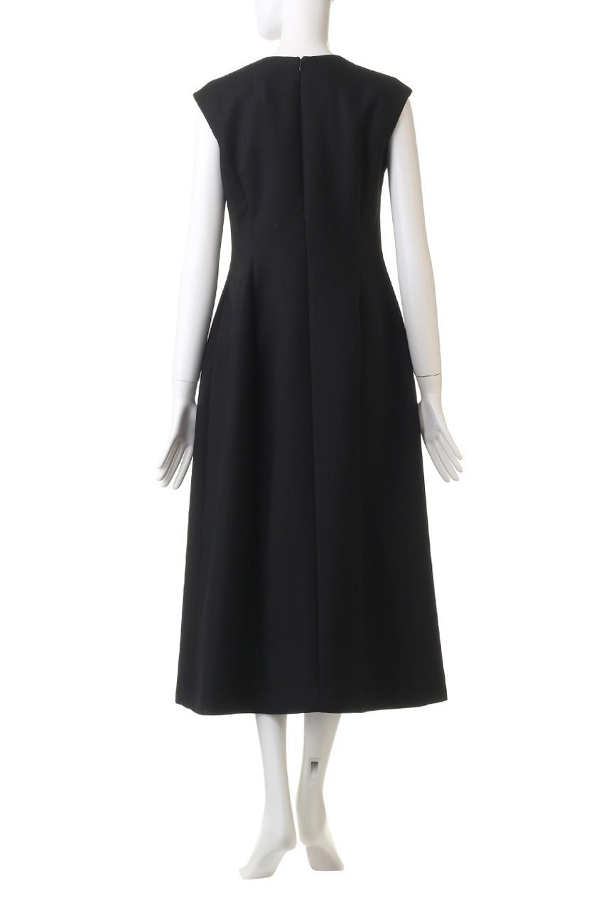 【エステータ/esteta】のウールダブルジョーゼットワンピース 人気、トレンドファッション・服の通販 founy(ファニー) 　ファッション　Fashion　レディースファッション　Fashion for Women　ワンピース　Dresses　チュニック　Tunic Tops & Dresses　インナー　Innerwear　ジョーゼット　Georgette, Semi-Sheer Fabric　ダブル　Double, Double-Breasted　チュニック　Tunic, Long Top　ノースリーブ　Sleeveless, No-Sleeve　フレア　Flare, Flared　ロング　Long, Long-Length　other-4|ID: prp329100004134239 ipo3291000000032893015