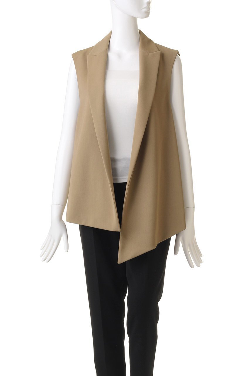 【エステータ/esteta】のウールギャバジンジレ 人気、トレンドファッション・服の通販 founy(ファニー) 　ファッション　Fashion　レディースファッション　Fashion for Women　アウター　Coat / Outerwear Collection　レディースジャケット・軽アウター　Jackets　アシンメトリー　Asymmetrical Style　エレガント 上品　Elegant　カットソー　Cut and Sewn Top　ジャケット　Jacket, Outerwear　ベスト　Vest, Waistcoat　other-2|ID: prp329100004134240 ipo3291000000035781712