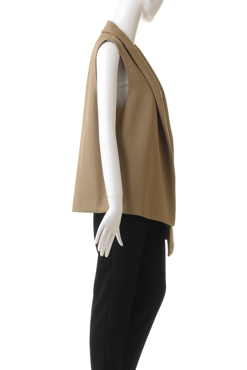 【エステータ/esteta】のウールギャバジンジレ 人気、トレンドファッション・服の通販 founy(ファニー) 　ファッション　Fashion　レディースファッション　Fashion for Women　アウター　Coat / Outerwear Collection　レディースジャケット・軽アウター　Jackets　アシンメトリー　Asymmetrical Style　エレガント 上品　Elegant　カットソー　Cut and Sewn Top　ジャケット　Jacket, Outerwear　ベスト　Vest, Waistcoat　other-3|ID: prp329100004134240 ipo3291000000035781713