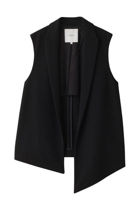 【エステータ/esteta】 ウールギャバジンジレ人気、トレンドファッション・服の通販 founy(ファニー) ファッション Fashion レディースファッション Fashion for Women アウター Coat / Outerwear Collection レディースジャケット・軽アウター Jackets アシンメトリー Asymmetrical Style エレガント 上品 Elegant カットソー Cut and Sewn Top ジャケット Jacket, Outerwear ベスト Vest, Waistcoat |ID:prp329100004134240