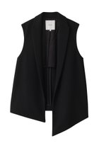 【エステータ/esteta】のウールギャバジンジレ 人気、トレンドファッション・服の通販 founy(ファニー) ファッション Fashion レディースファッション Fashion for Women アウター Coat / Outerwear Collection レディースジャケット・軽アウター Jackets アシンメトリー Asymmetrical Style エレガント 上品 Elegant カットソー Cut and Sewn Top ジャケット Jacket, Outerwear ベスト Vest, Waistcoat thumbnail ブラック|ID: prp329100004134240 ipo3291000000036028663