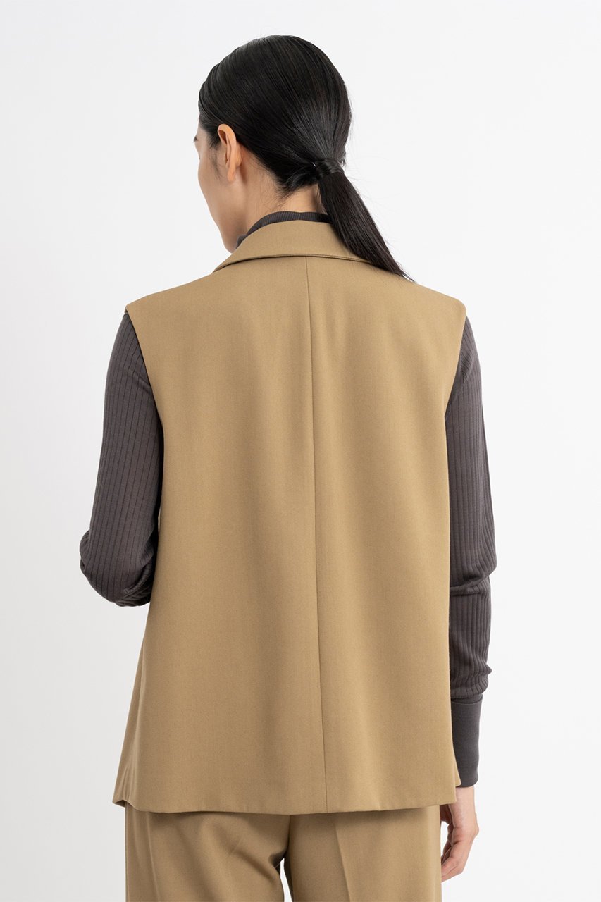 【エステータ/esteta】のウールギャバジンジレ 人気、トレンドファッション・服の通販 founy(ファニー) 　ファッション　Fashion　レディースファッション　Fashion for Women　アウター　Coat / Outerwear Collection　レディースジャケット・軽アウター　Jackets　アシンメトリー　Asymmetrical Style　エレガント 上品　Elegant　カットソー　Cut and Sewn Top　ジャケット　Jacket, Outerwear　ベスト　Vest, Waistcoat　other-7|ID: prp329100004134240 ipo3291000000036028670